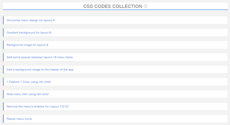 CSS Codes Collection - Zero Codes Docs